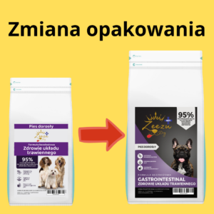 Hipoalergiczna bezzbożowa karma monobiałkowa ZEEZU DOG VET Gastrointestinal - Indyk - Zdrowie układu trawiennego - wspierająca trawienie