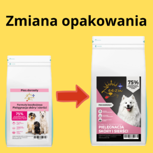 Hipoalergiczna bezzbożowa karma monobiałkowa ZEEZU DOG VET Skin and Coat - Łosoś - Pielęgnacja skóry i sierści - wspierająca skórę i sierść