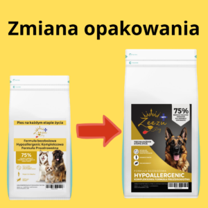 Hipoalergiczna bezzbożowa karma monobiałkowa ZEEZU DOG VET Hypoalergenic, Healthy Living - Łosoś - Kompleksowa formuła prozdrowotna- wspierająca długowieczność